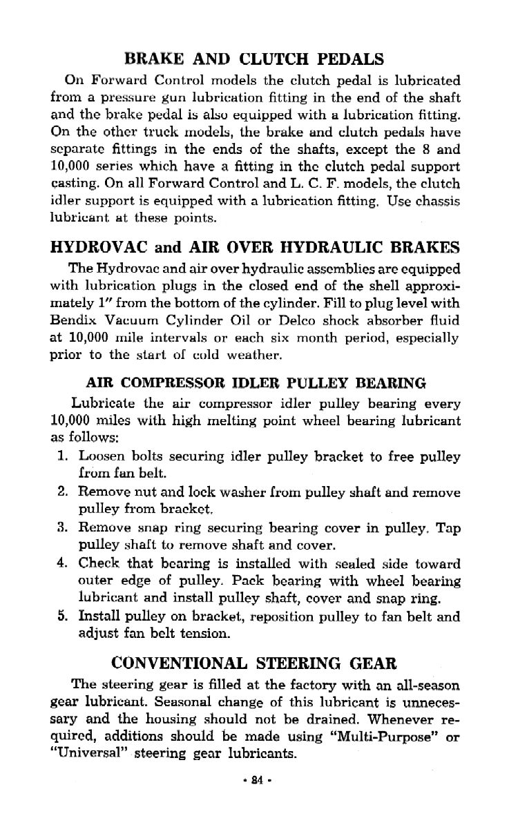 1957 Chevrolet Trucks Operators Manual Page 31